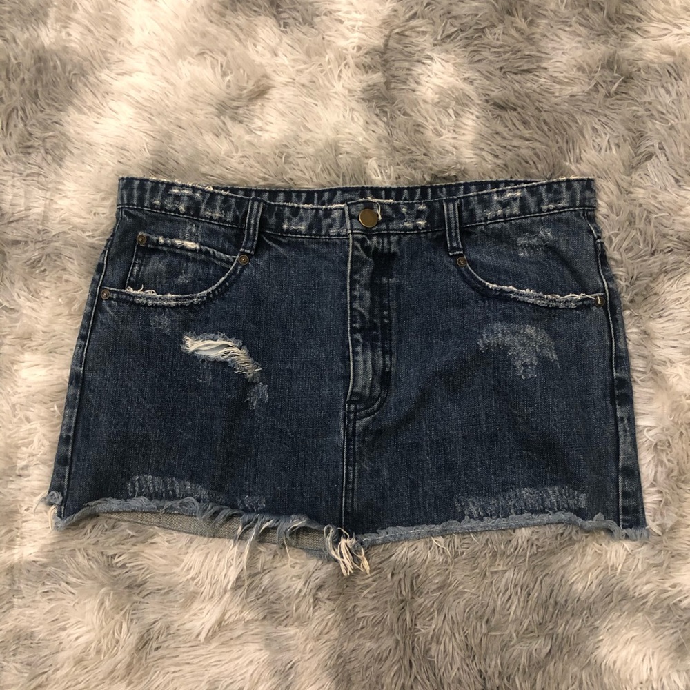 Free people mini skirt
